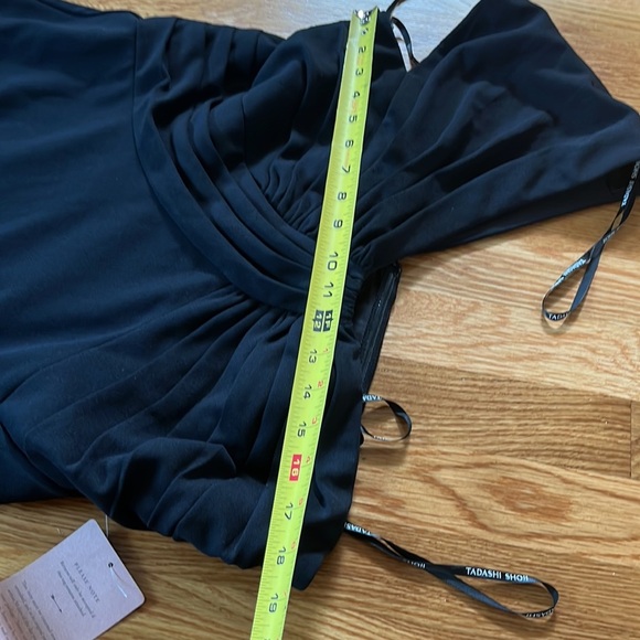 NWT Tadashi Shoji Callahan Dress Size XL Mother of the Bride Black - Picture 8 of 16